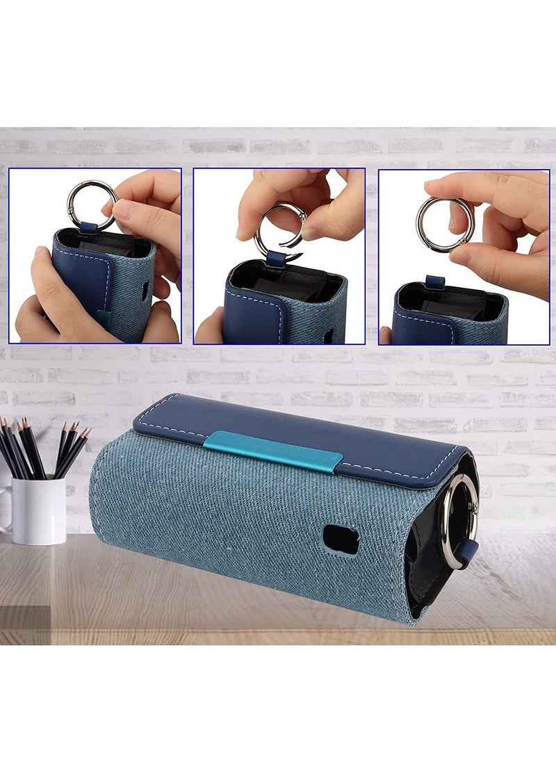 SYOSI Case Cover for IQS 3.0 Duo Pouch Bag Compatible with carrying Oxford Cloth Protective Cigar Storage Wallet Holder with Lanyard (1PACK/Blue)  - Image 4