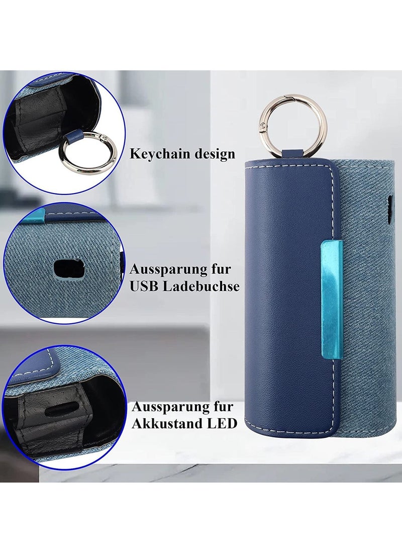 SYOSI Case Cover for IQS 3.0 Duo Pouch Bag Compatible with carrying Oxford Cloth Protective Cigar Storage Wallet Holder with Lanyard (1PACK/Blue)  - Image 2