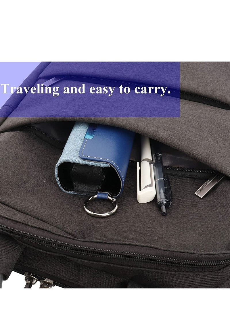 SYOSI Case Cover for IQS 3.0 Duo Pouch Bag Compatible with carrying Oxford Cloth Protective Cigar Storage Wallet Holder with Lanyard (1PACK/Blue)  - Image 5