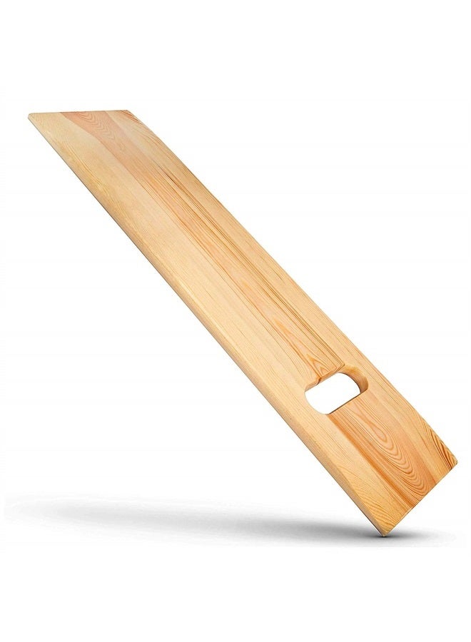 DMI Transfer Board and Slide Board made of Heavy-Duty Wood for Patient, Senior and Handicap Move Assist and Slide Transfers, Holds up to 440 Pounds, 1 Cut out Handle, 30 x 8 x .75  - Image 4