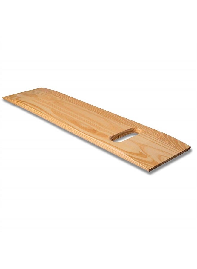DMI Transfer Board and Slide Board made of Heavy-Duty Wood for Patient, Senior and Handicap Move Assist and Slide Transfers, Holds up to 440 Pounds, 1 Cut out Handle, 30 x 8 x .75  - Image 1