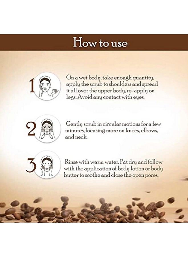 Seer Secrets 100% Natural Coffee & Walnut Face & Body Scrub| Dead Skin Cells Removal|Sun Tan Removal|Deep Exfoliating Face & Body|Active Nourishing |Suitable For Men & Women| Pack Of 200Gm - Image 5