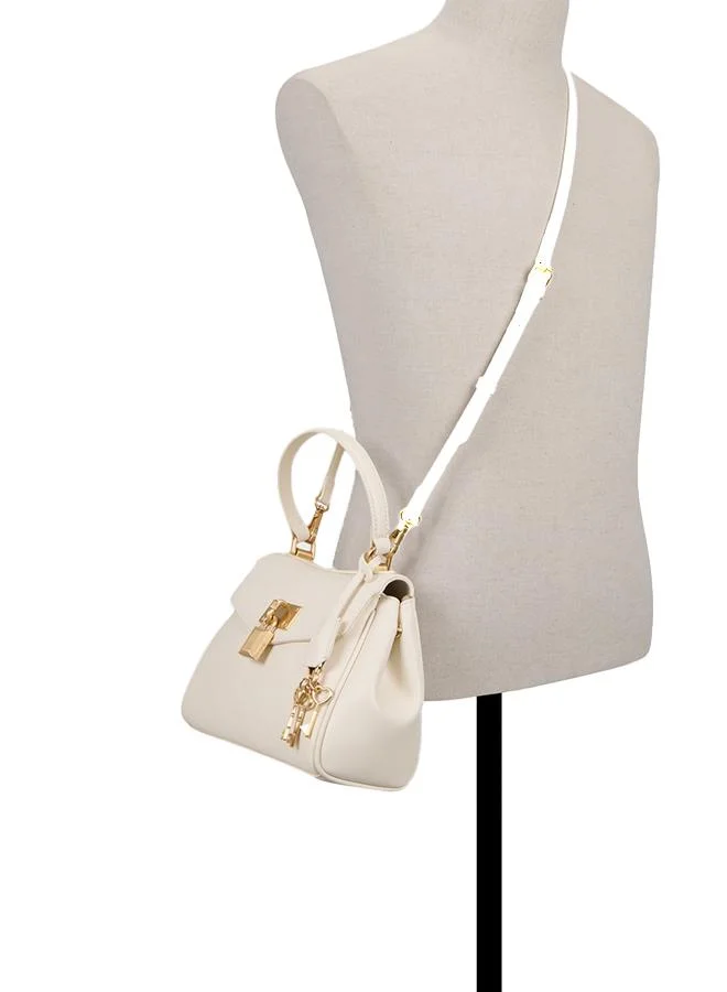 Aldo  Heartkeepermid Ladies White Satchel Bag for Women | Best Price UAE
