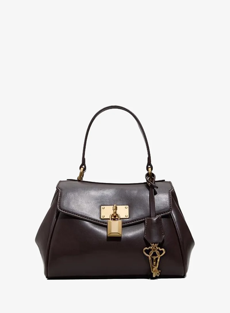 Heartkeepermid Ladies White Satchel Bag