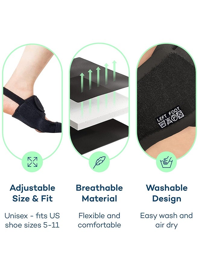 2-Pack Bunion Corrector for Women & Men, Orthopedic Bunion Splint for Hallux Valgus Pain Relief, Big Toe Separator, Adjustable Day/Night Support, Comfortable Hammer Toe Straightener - Image 3