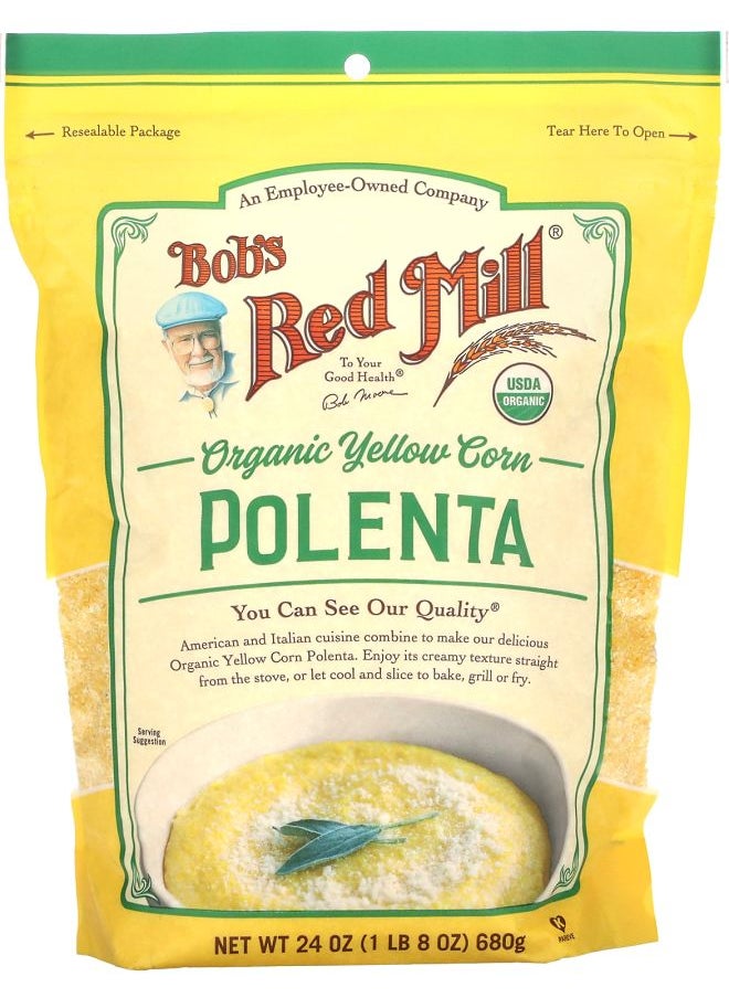 Bob's Red Mill Organic Yellow Corn Polenta 24 oz  (680 g) 
