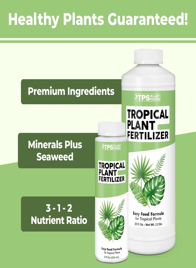 TPS NUTRIENTS Tropical Plant Fertilizer for All Tropical Indoor and Outdoor Plants, Liquid Plant Food 8 oz (250mL) - Image 2