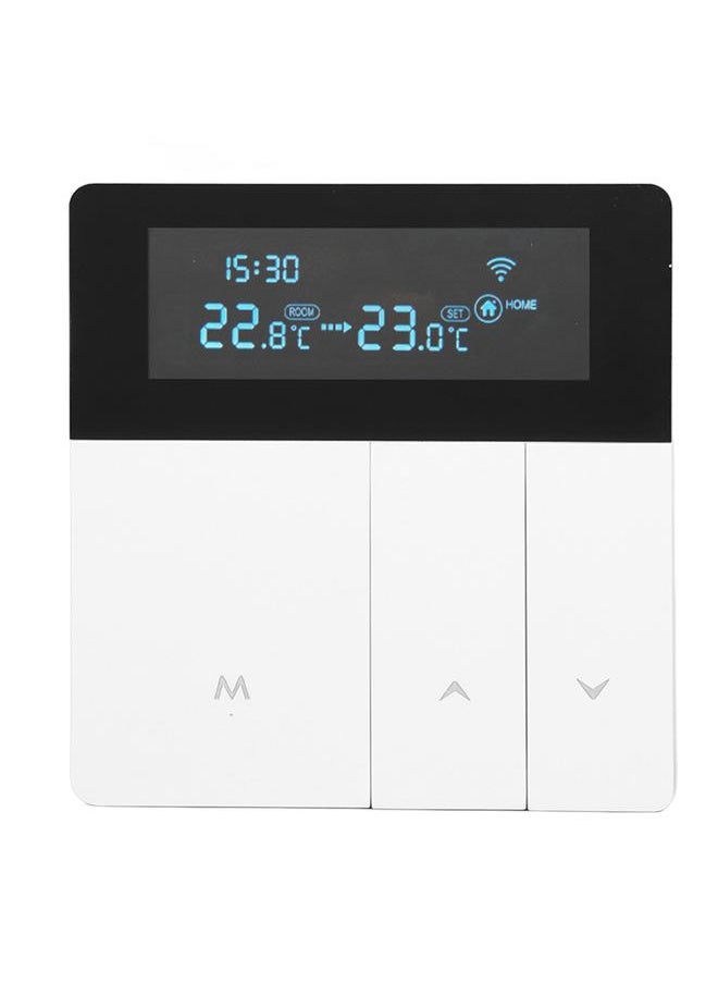 Thoraya 16A Smart Color Thermostat Programmable Smart Electric Heating Thermostat for Home Offices Shopping Malls Hotels AC 90V‑240V White WiFi Style  - Image 2