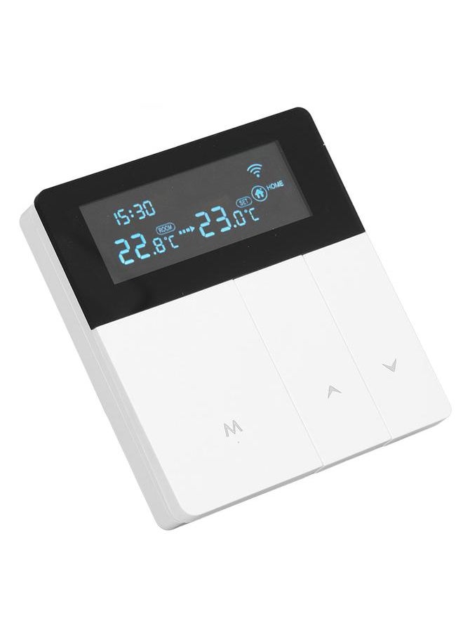Thoraya 16A Smart Color Thermostat Programmable Smart Electric Heating Thermostat for Home Offices Shopping Malls Hotels AC 90V‑240V White WiFi Style  - Image 3
