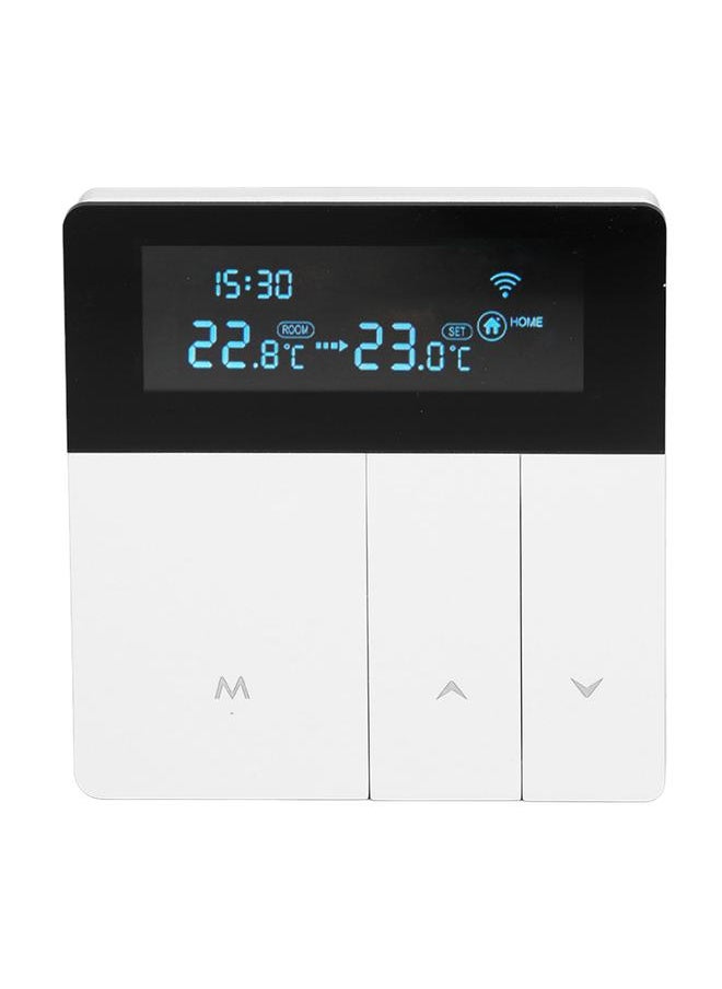 Thoraya 16A Smart Color Thermostat Programmable Smart Electric Heating Thermostat for Home Offices Shopping Malls Hotels AC 90V‑240V White WiFi Style  - Image 5