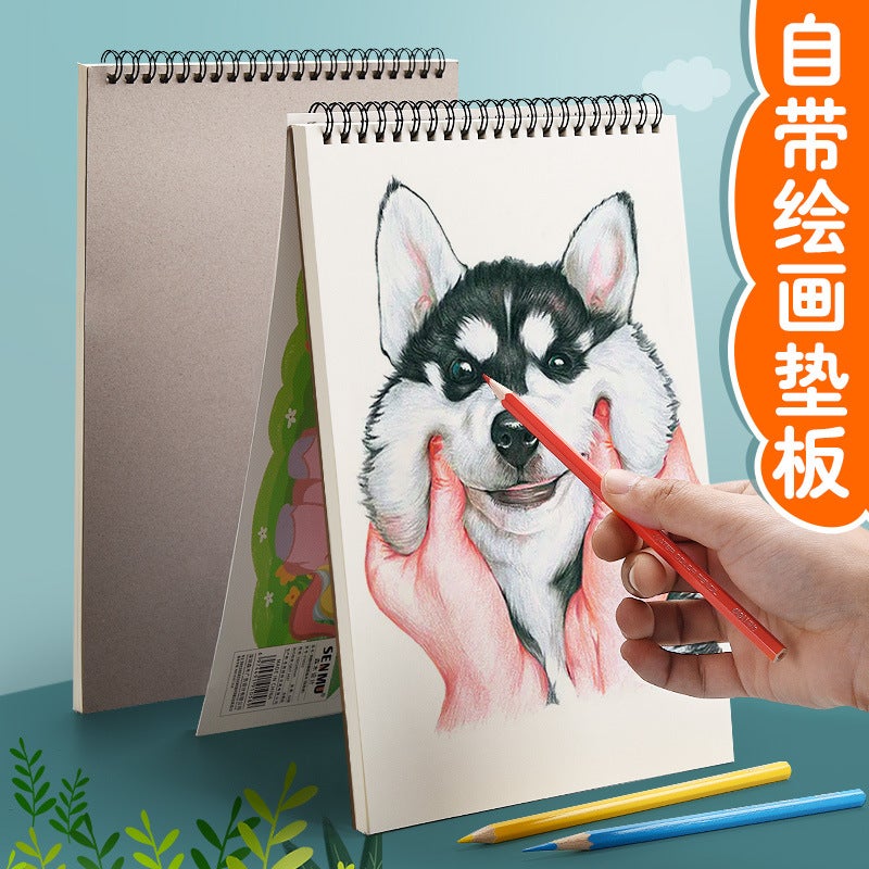 A4 Drawing Children'S Kindergarten Art Book Primary School Students Marker Pen Painting Boys And Girls Blank Picture Book - Image 4