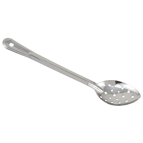 Winco Prime Stainless Steel Basting Spoon, NSF, Perforated, 13" - Image 5