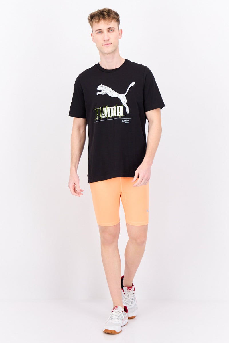 PUMA Men Sportswear Fit Cycling Shorts, Neon Citrus - Image 4
