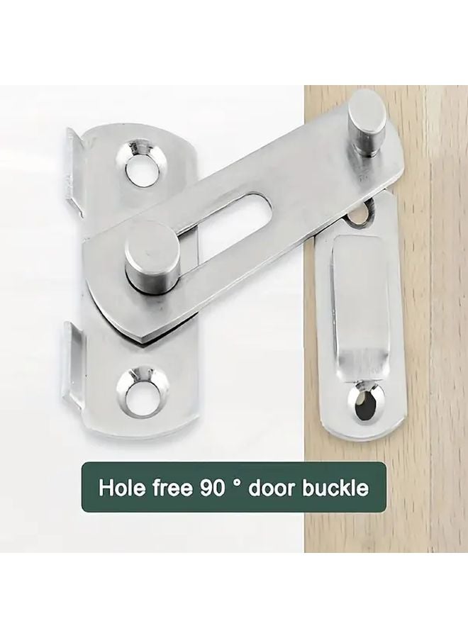 Heavy Duty Stainless Steel Locking Bolt Silvery Industrial Grade Door Lock Easy Install - Image 3