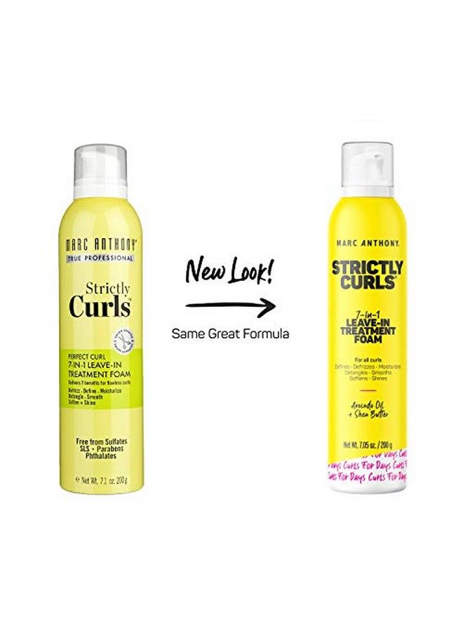 MARC ANTHONY True Professional Strictly Curls Perfect Curl 7In1 Leave In Treatment Foam 7.1 Ounce (Packaging May Vary) - Image 4