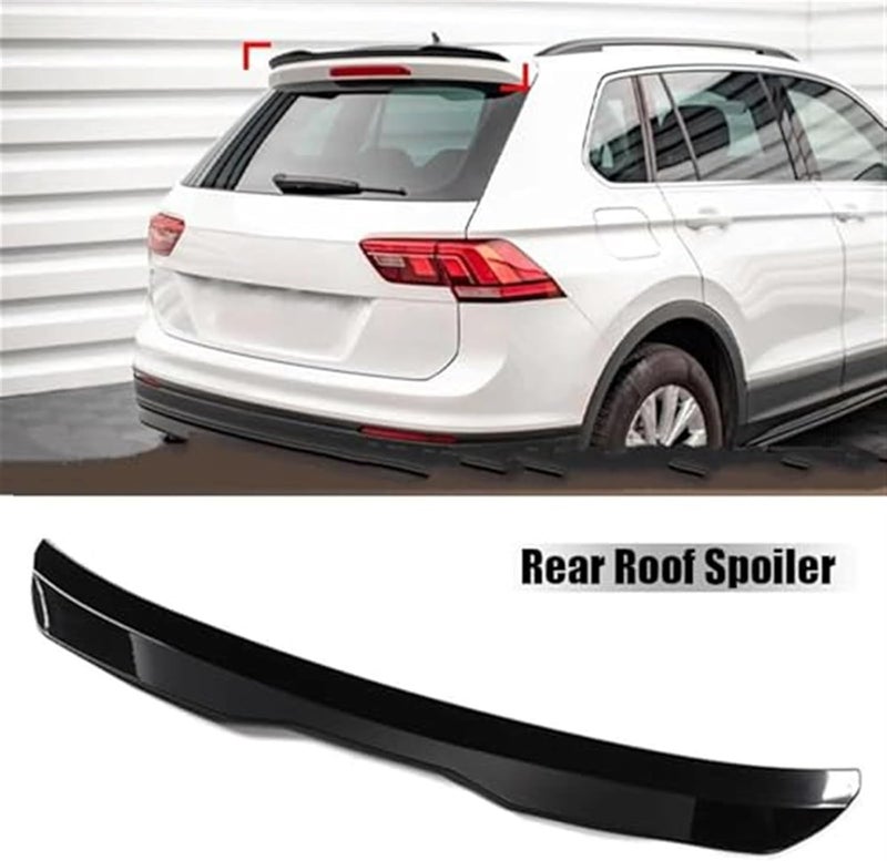 QASULER Carbon Look Rear Bumper Spoiler for VW Tiguan MK2 - Image 4