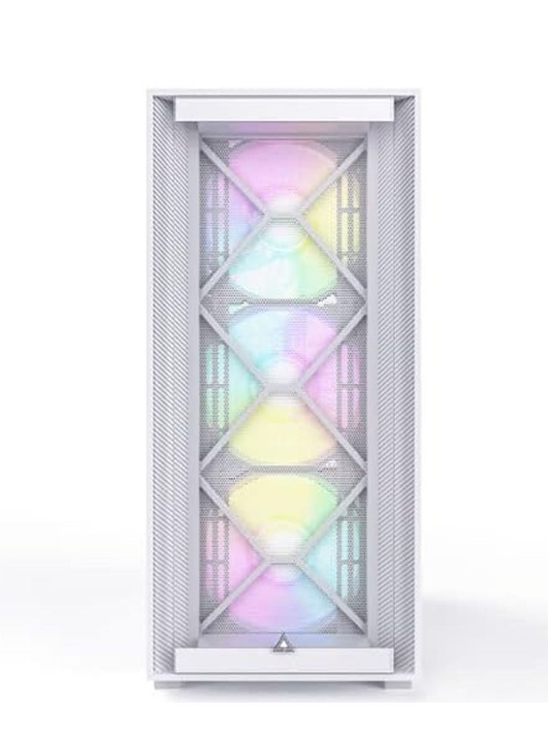 NANOTECH Candy Gaming PC - Intel Core i5-12400F Desktop Processor, 6 Cores & 12 Threads, DDR4 16GB (2*8) 3600MHz Ram, Nvidia GeForce RTX 4060 8GB GDDR6 Graphics Card, 1TB NVMe M.2 SSD, 2 Fan AIO Liquid Cooler, 750W 80 Plus Standard Power Supply, Windows 11 Pro | Wi-Fi White - Image 3