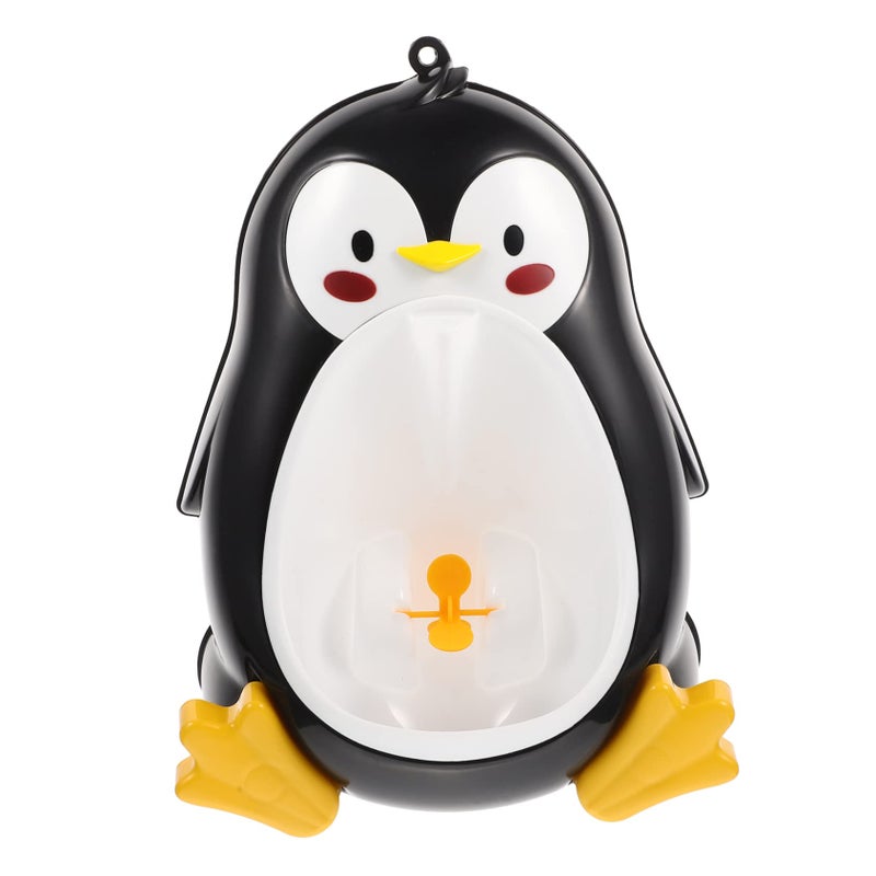 Wall Mounted Baby Potty Training Toilet Boys Toddler Urinal Abs Black - Image 2