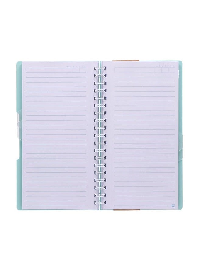 HQ Navneet HQ | 5-Subject Book - Mint Green with PP cover | For office and personal use | Wiro/Spiral Bound | Single Line | B5 Size - 17.6 cm x 25 cm | 300 Pages | Pack of 1 - Image 2