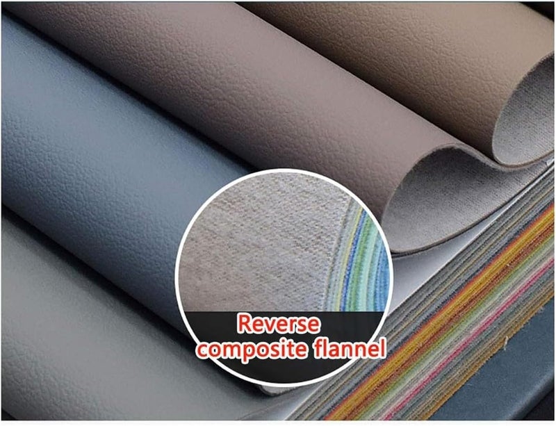 Faux Leather Sheets，Faux Leather Material， Upholstery Leather Cloth Upholstery Fabric Material(1.38x2m) - Image 4