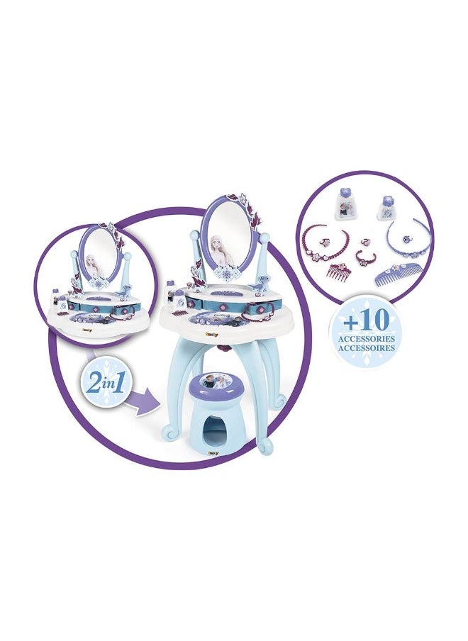Disney Disney Frozen 2-in-1 Hairdressing Table with Stool (10 Pieces)  - Image 2