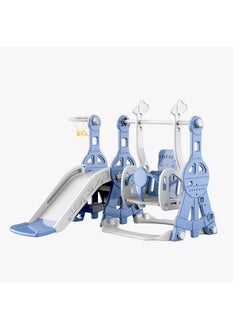 RBWTOYS RBWTOYS- 3 in 1 Swing and slide for Kids indoor Toddler Climber and Swing Set with Basketball Hoops  - Image 3