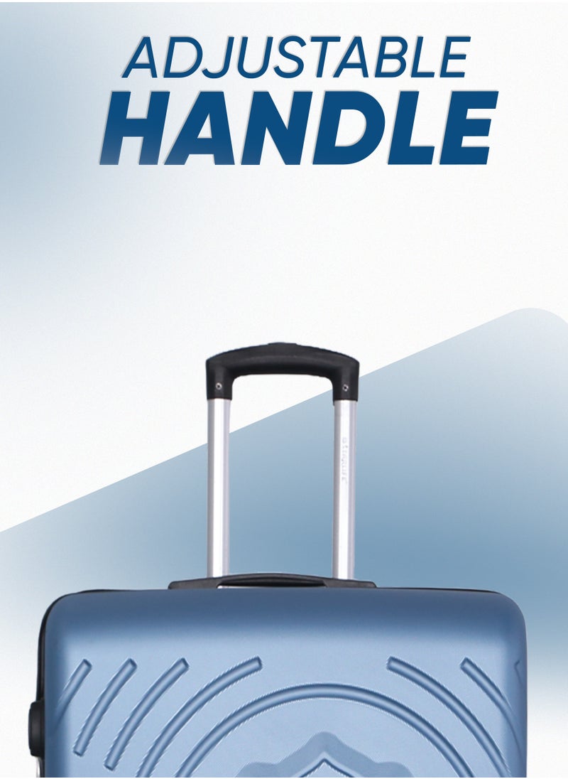 STARLIFE 3 Piece ABS Hard side Trolley Luggage Set Spinner Wheels with Number Lock  - Image 2