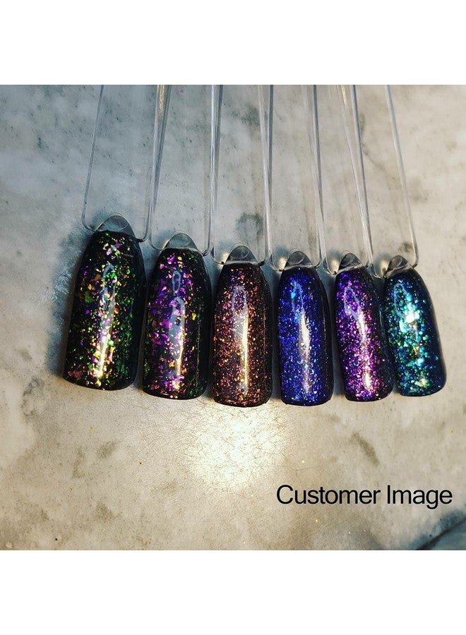 آيميلي مجموعة طلاء أظافر جل لامع شفاف من مجموعة Galaxy Paranoid من AIMEILI، مجموعة هدايا عيد الميلاد مكونة من 6 قطع × 10 مل - مجموعة مكونة من 18 قطعة - Image 2