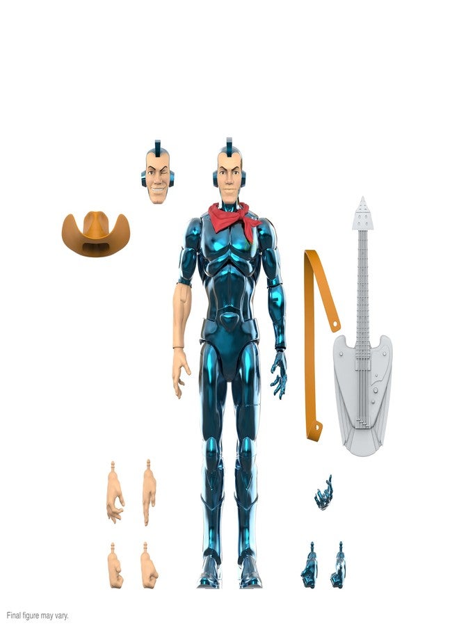 Super7 ULTIMATES! SilverHawks Bluegrass (VAC Metal Toy Version) - 7" SilverHawks Action Figure with Accessories Classic Cartoon Collectibles - Image 1