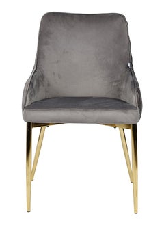 LANNYHOME Jeffcoco Furniture Modern Minimalist Luxury Stainless Steel Dining Chair with Velvet Upholstery - Elegant and Comfortable  - Image 4