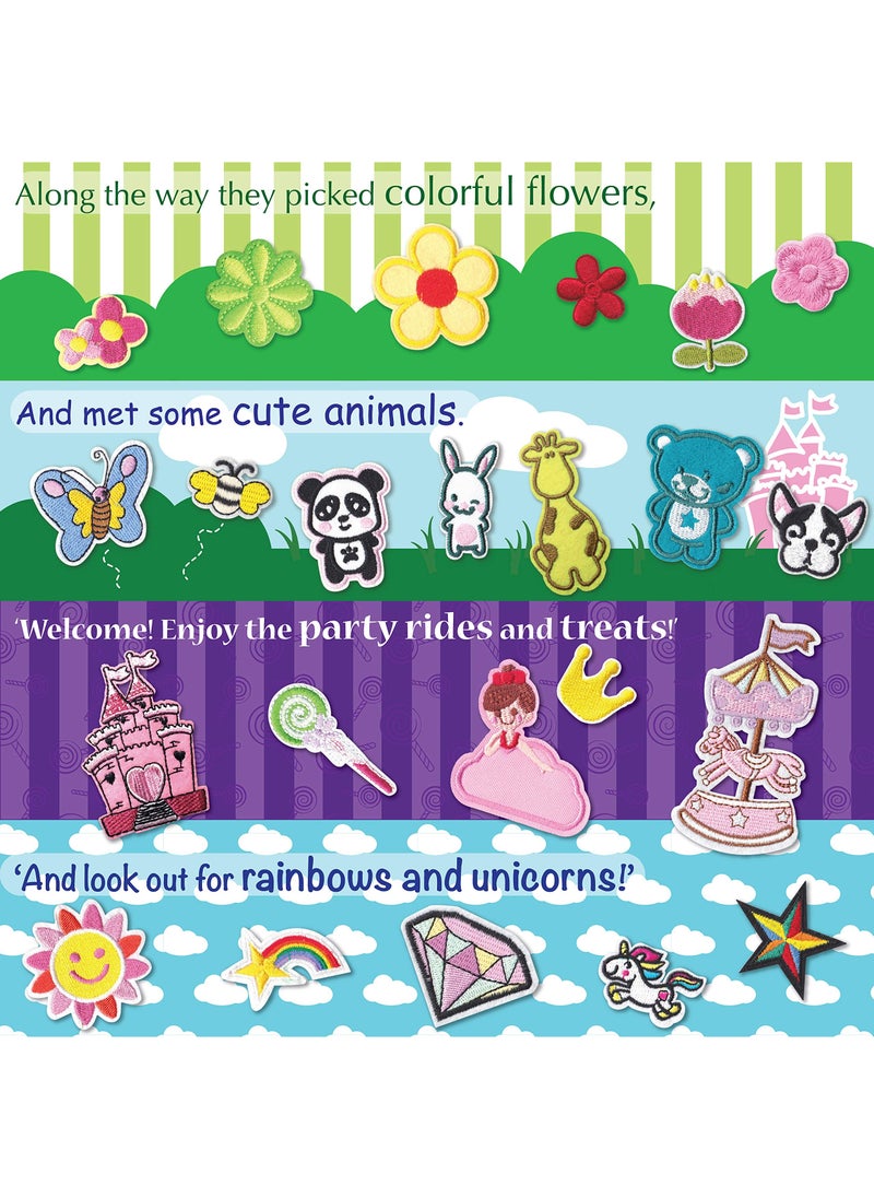 Generic - 40 Pack Cute Girls Iron-On Patches Embroidery - Image 1