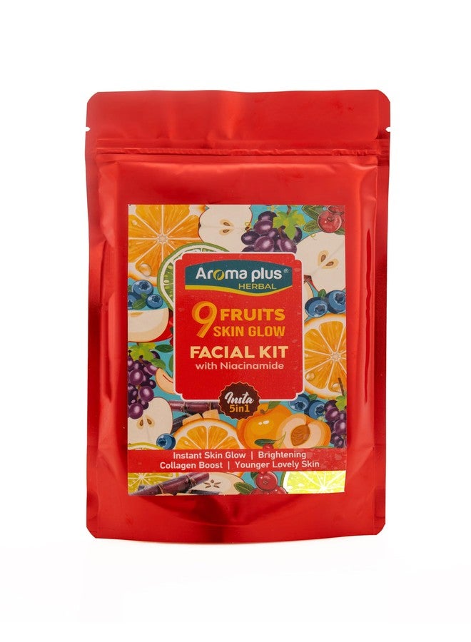 Aromaplus Herbal 9 Fruits Facial Kit - Revitalizing & Nourishing, 45ml - Image 2