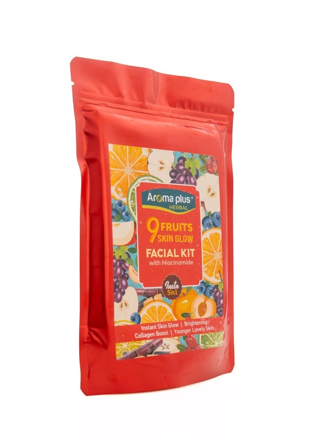 Aromaplus Herbal 9 Fruits Facial Kit - Revitalizing & Nourishing, 45ml - Image 4