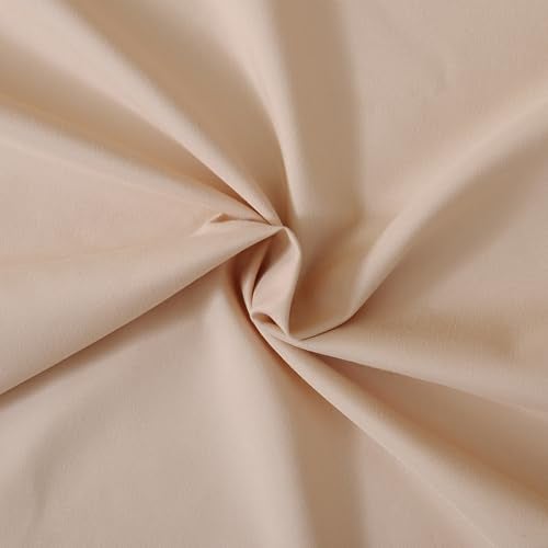 DOWNSTORIA Body Pillow Cover, Ultra Soft Microfiber Long Pillowcase, Envelope Closure Large Pillow Cases 20x54 inch (Beige) - Image 3
