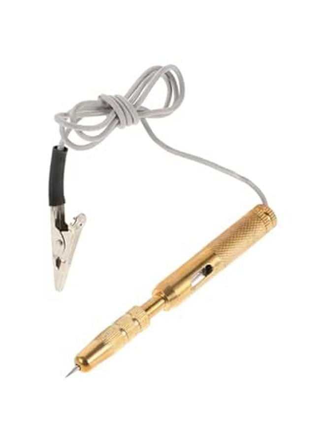 Vehicle Circuit Tester 6V 12V 24V with Brass Probe Extendable Wire Automotive Repair - Image 1
