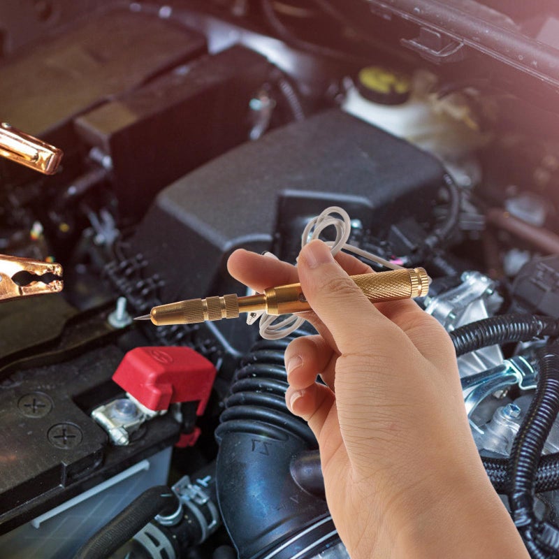 Vehicle Circuit Tester 6V 12V 24V with Brass Probe Extendable Wire Automotive Repair - Image 5