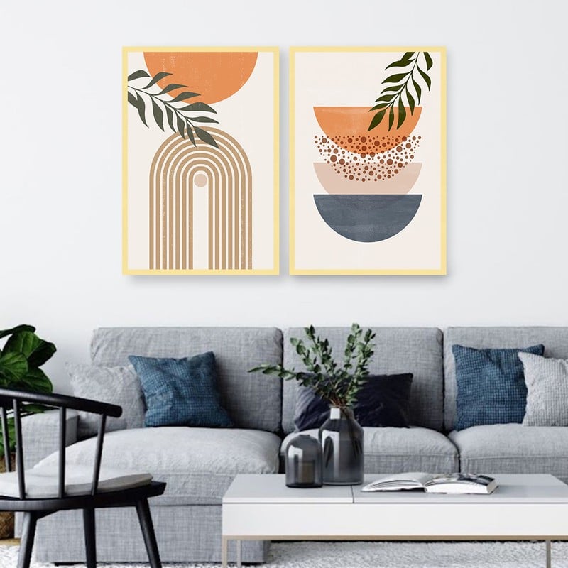 ماركتنا لوحة قماشية ثنائية بتصميم الفن البوهيمي - Image 2