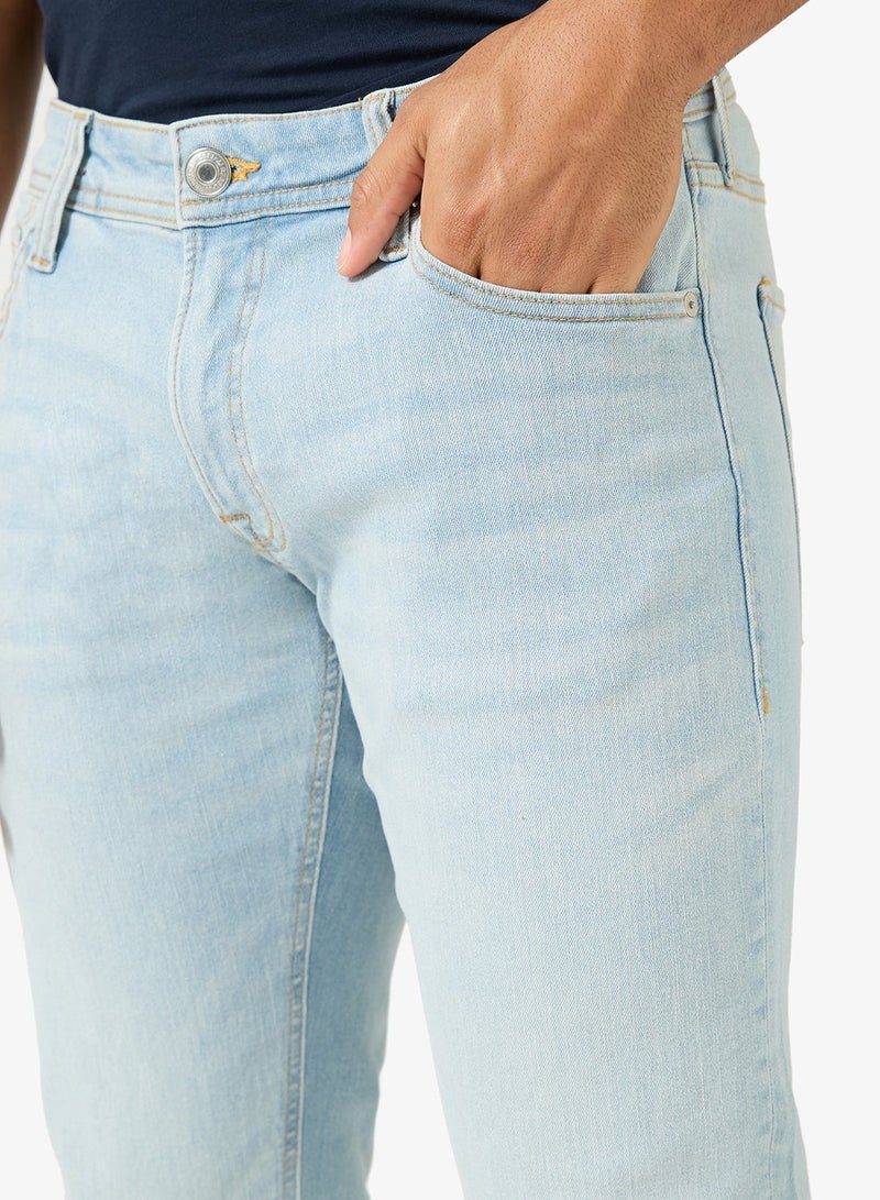 JJ Rebel Light Wash Slim Fit Jeans - Image 4