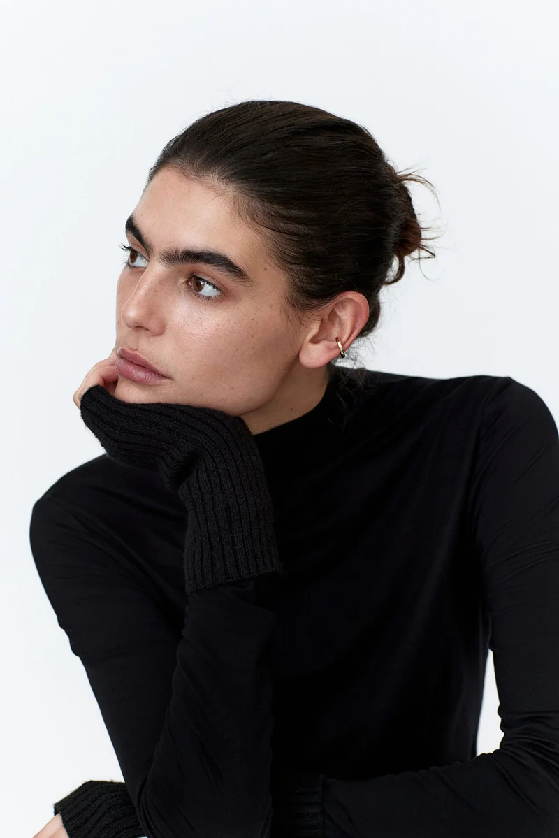 H&M Rib-knit wrist warmers