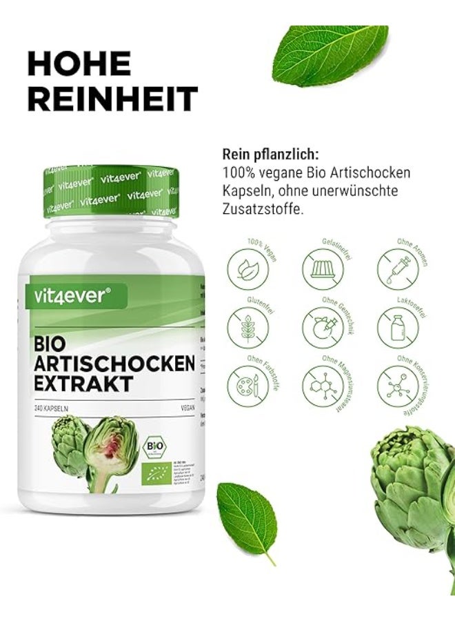 Vit4ever Artichoke Extract 1080 mg, Standardized to 2.5% Cynarin, Supports Liver Detoxification and Digestive Health, Promotes Healthy Cholesterol Levels, 150 Vegan Capsules - Image 3