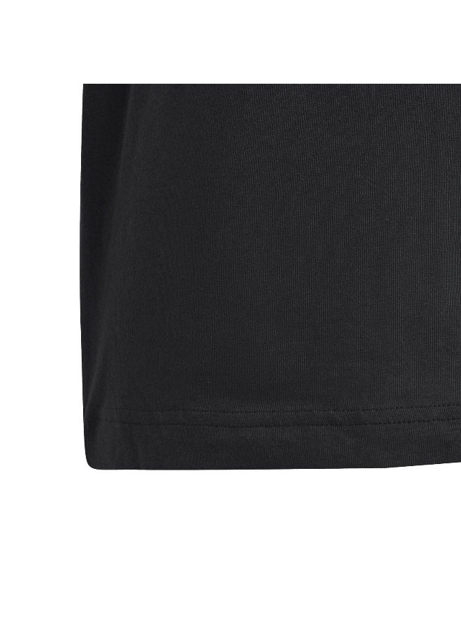 Adidas U Fi 3S T Black Training T-Shirts 7-8Y - Image 5