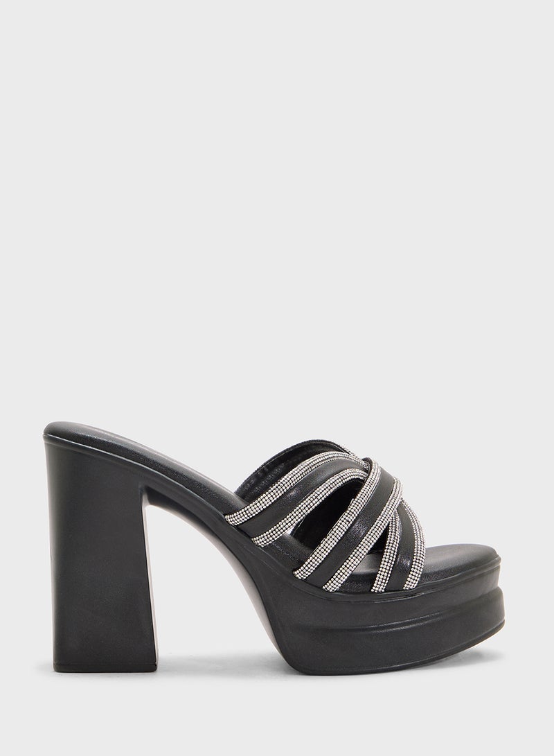 BR Platform Diamante Sandal  - Image 1