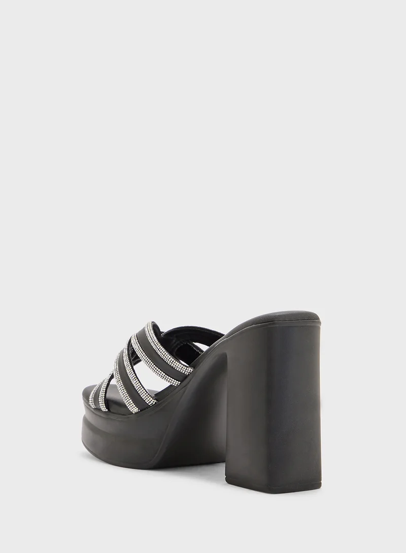 BR Platform Diamante Sandal