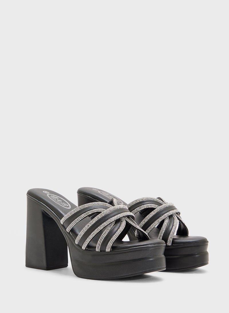 BR Platform Diamante Sandal  - Image 4