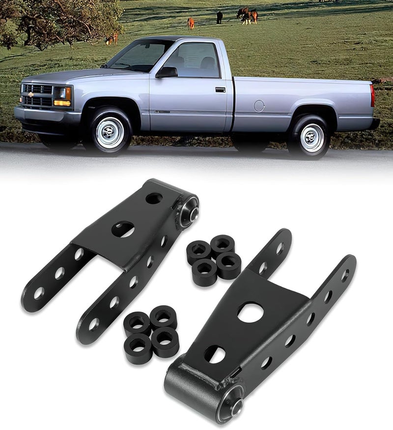 Camoo 2-3" Suspension Rear Drop Lowering Shackles Kit - Image 1