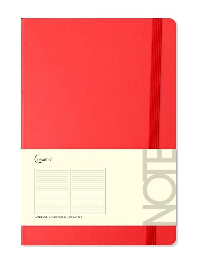 Cervantes دفتر ملاحظات مجلّد بغلاف من الورق المقوى المبطّن - A6