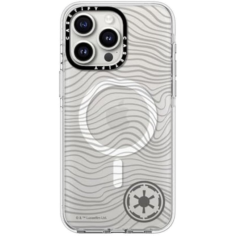 Casetify Clear iPhone 15 Pro Max Case 【Mandalorian Co-Lab/Not Yellowing / 6.6ft Drop Protection/Compatible with Magsafe】 - Beskar Ingot - Clear - Image 3