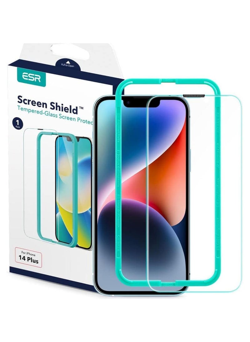 ESR - ESR Military-Grade Tempered Glass Screen Protector for iPhone 14 Max/13 Pro Max - 1 Pack, Scratch-Resistant, Impact-Resistant, Speaker Shield, HD Clarity, Smooth & Sensitive Touch, Full Coverage Protection - Image 1