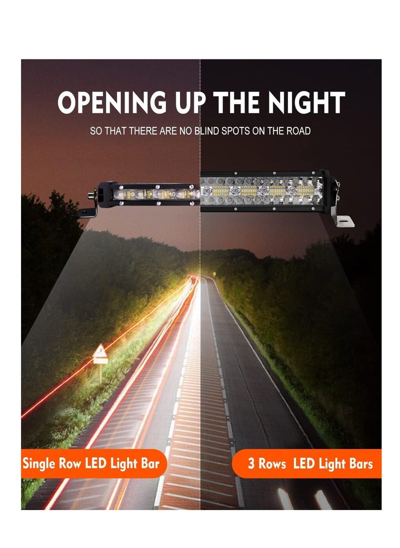 Small rectangular bar lantern 6 LED magnifying glass mounting screws and side supports Number of pieces: 1