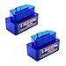NYTKL 2 PCS ELM327 OBDII Car Auto Diagnostic Scanner Professional Wireless Bluetooth Scan Tool Failure Detector OBD2 Engine Fault Code Reader for Android Windows Car Accessories - Image 2